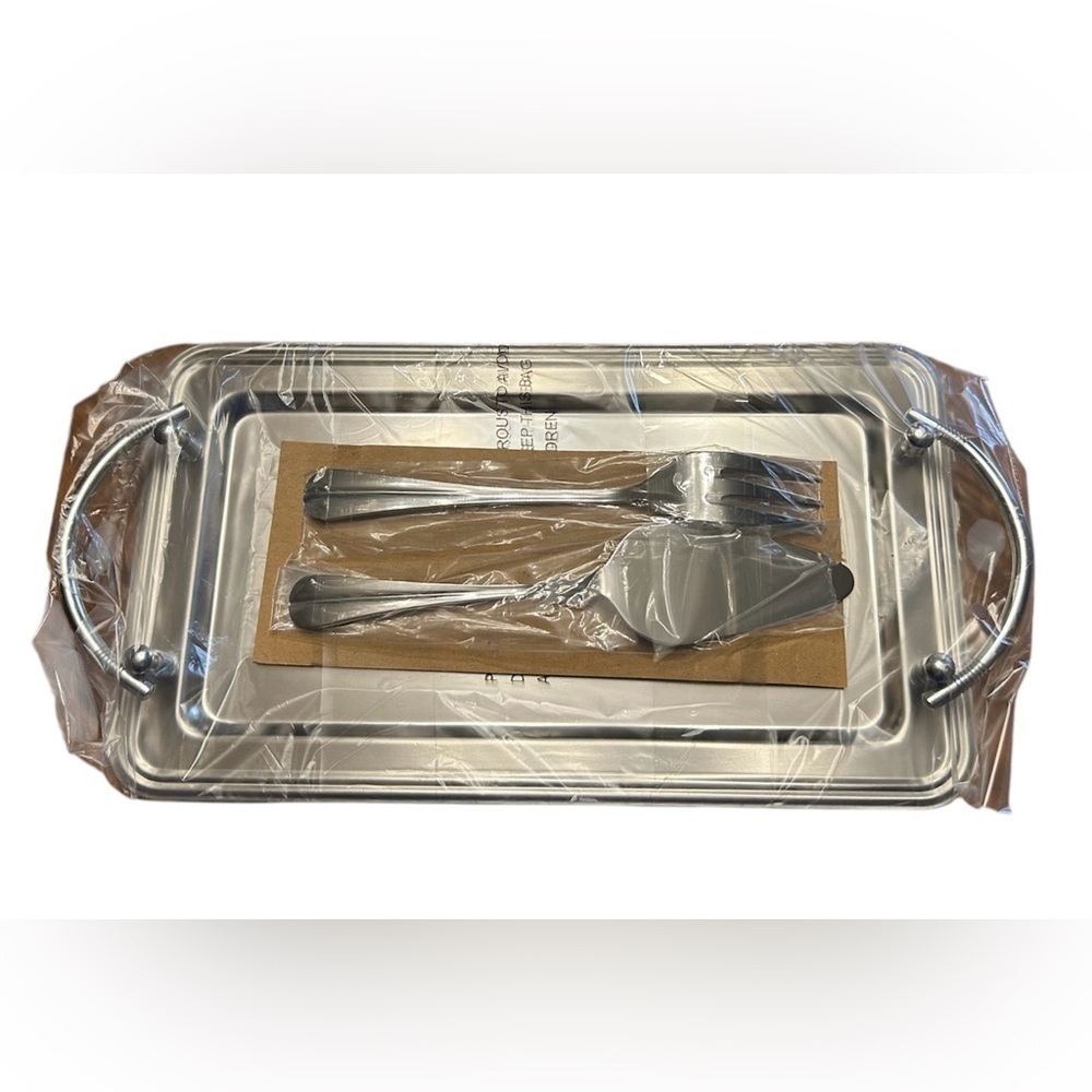NIB Ulta Stainless Steel Serving Set - Picture 4 of 5